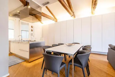 Planimetria di ComeCasa 3 min walk from San Marco Apartment with beautiful roof terrace
