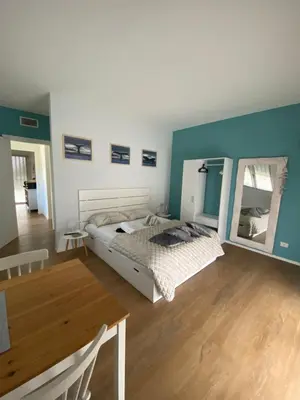 Letto o letti in una camera di Room259