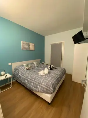 Letto o letti in una camera di Room259