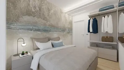 Letto o letti in una camera di Jesolo Pineta Fronte Mare - Jl Blue Apartments C5