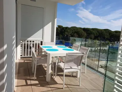 Balcone o terrazza di Jesolo Pineta Fronte Mare - Jl Blue Apartments C25