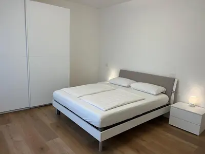 Letto o letti in una camera di Casa Inès