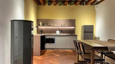 Cucina o angolo cottura di Comedia by Suites alla Maddalena