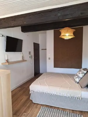 Letto o letti in una camera di DGA oasi