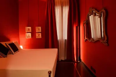 Letto o letti in una camera di Ca Dadda terrace at Rialto Bridge -historic residence equipped with all comforts