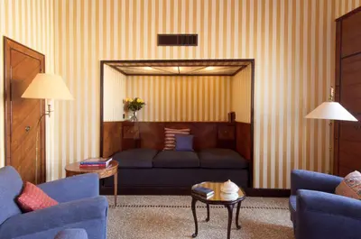 Area soggiorno di Ca Dadda terrace at Rialto Bridge -historic residence equipped with all comforts