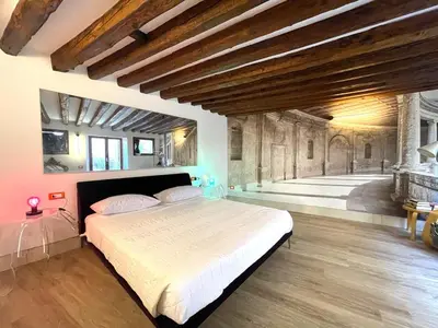 Letto o letti in una camera di Ca' Consorti ai Gesuiti - 2 bedrooms on the Lagoon stage