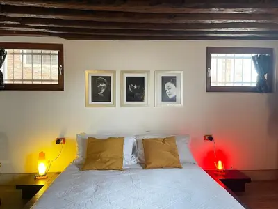 Letto o letti in una camera di Ca' Consorti ai Gesuiti - 2 bedrooms on the Lagoon stage
