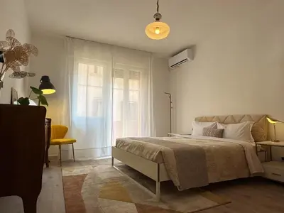 Letto o letti in una camera di Casa Kevin, Venice Mestre车站整套公寓