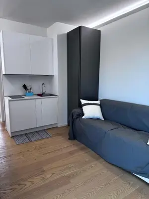 Cucina o angolo cottura di La Torre Moderno Monolocale Fronte Mare