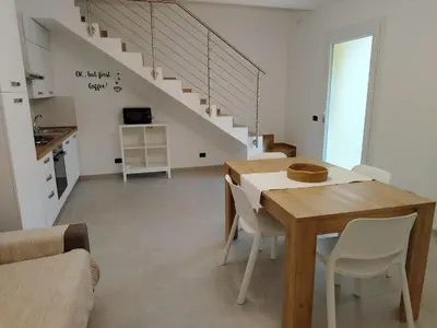 Area soggiorno di Casa Rigai