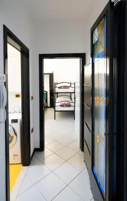 Letto o letti in una camera di Casa Maria