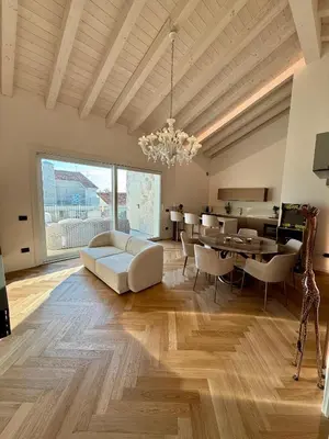 Area soggiorno di Luxury Beach and Pool House Jesolo