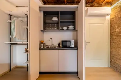 Cucina o angolo cottura di La Piazza