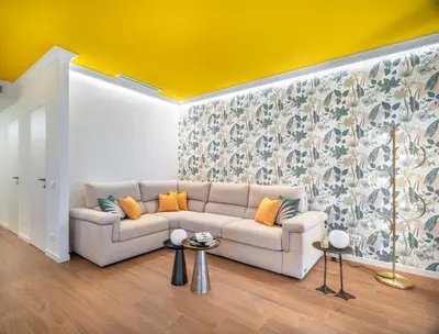 Area soggiorno di Modern Apartment with View on San Giovanni e Paolo R&R