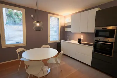 Cucina o angolo cottura di Welc-ōM Tiepolo Cozy Stay Free Parking