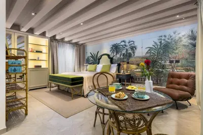 Area soggiorno di Dimora Orlando A breathtaking Venetian mansion with Private Courtyard!