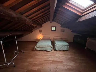 Letto o letti in una camera di Osteria Locanda Veneta