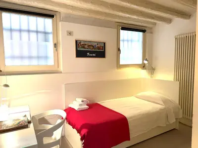 Letto o letti in una camera di LoVenice in Cannaregio