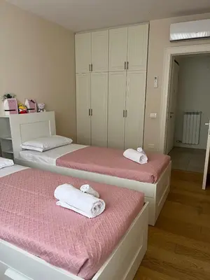 Letto o letti in una camera di Ilary Home
