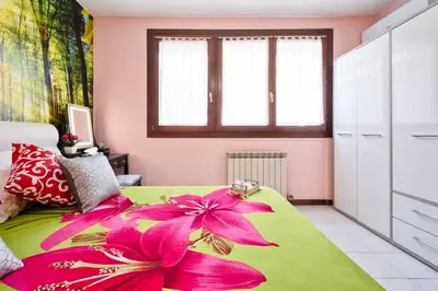 Letto o letti in una camera di Villa jolly venezia