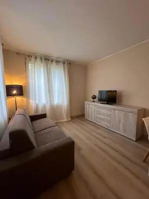 Letto o letti in una camera di Casa Simone