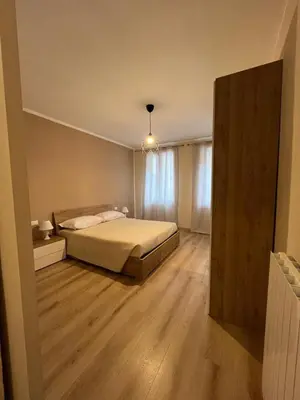 Letto o letti in una camera di Casa Simone
