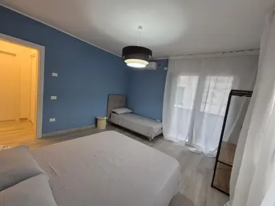 Letto o letti in una camera di Casa di Michael