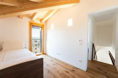 Letto o letti in una camera di IL Pollaio