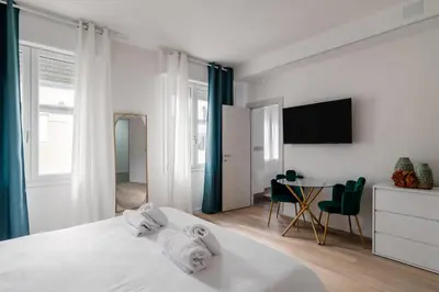 Letto o letti in una camera di Jappelli Golden House