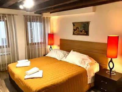 Letto o letti in una camera di Ca Formosa Apartment