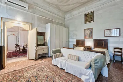 Letto o letti in una camera di Country Suite 200mq