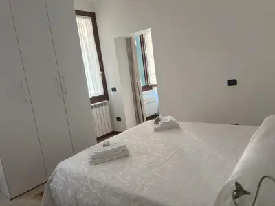 Letto o letti in una camera di Ca' Ginevra