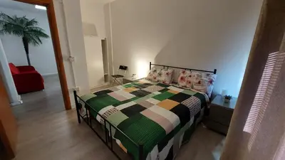 Letto o letti in una camera di Studio Milano