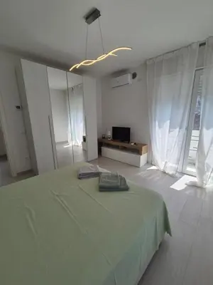 Letto o letti in una camera di La casa di Alessandro