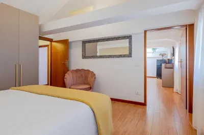 Letto o letti in una camera di Ca' Spadaria San Marco Family Apartment