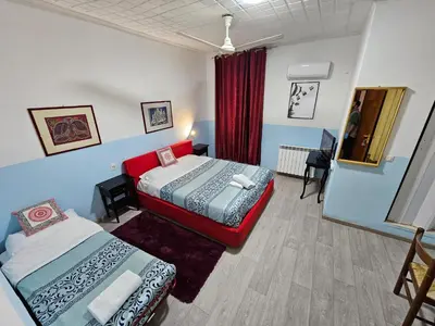 Letto o letti in una camera di Hotel Giovannina