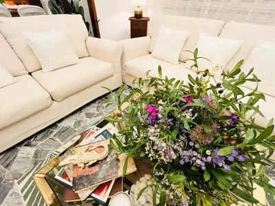 Area soggiorno di Luxury Relax Apartment near Venice Station