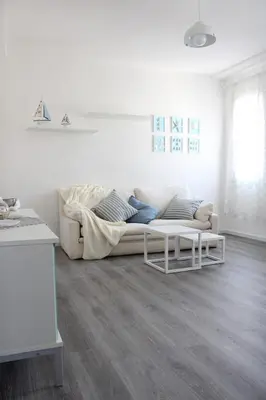 Area soggiorno di Second-floor apartment in Chioggia's main square
