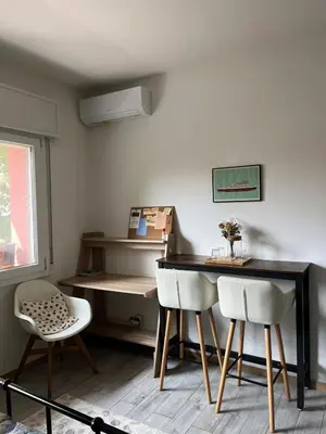 Area soggiorno di VENICE RESIDENCE - Double Room with Private bath in Venice Mestre