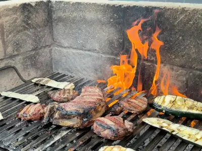 Attrezzature per barbecue disponibili per gli ospiti della villa