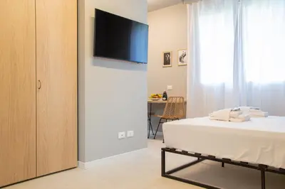 TV o dispositivi per l'intrattenimento presso Welc-ōM Tommaseo Green Building Business Free Parking