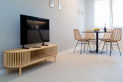 TV o dispositivi per l'intrattenimento presso Welc-ōM Tommaseo Green Building Business Free Parking