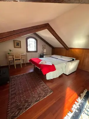 Letto o letti in una camera di Incantevole Loft a Venezia