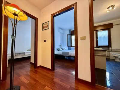 Letto o letti in una camera di Venice Vibes Bright Cozy Flat