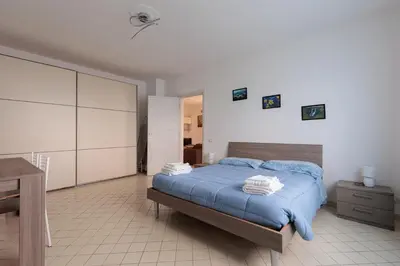 Letto o letti in una camera di Villa Serena, secret garden - 7 min Noventa Outlet