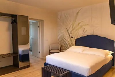 Letto o letti in una camera di Agriturismo Il Ceraseto da Tomasi