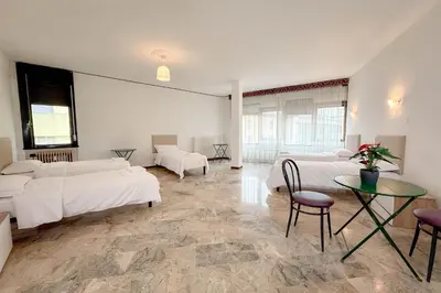 Letto o letti in una camera di Residence Foscolo