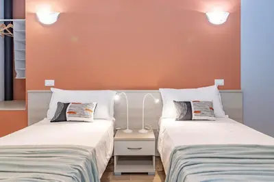 Letto o letti in una camera di La Montagnola