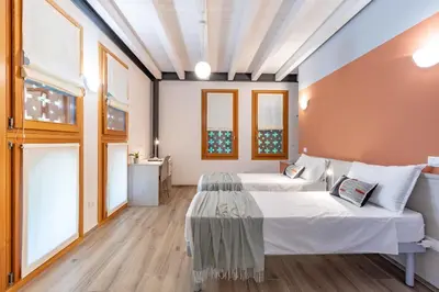 Letto o letti in una camera di La Montagnola